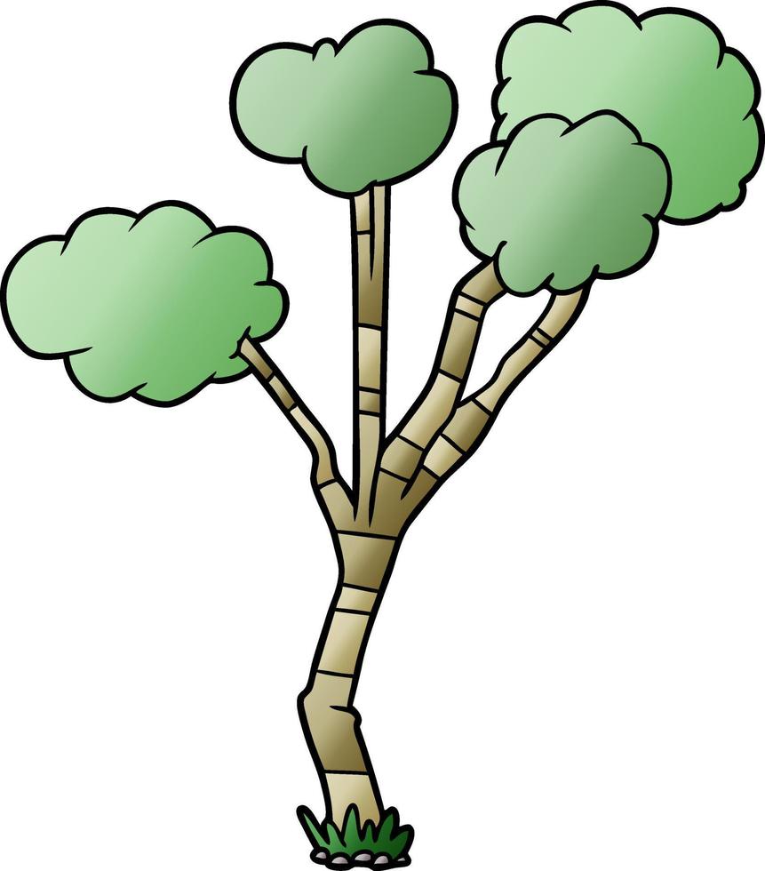 Cartoon spärlicher Baum vektor