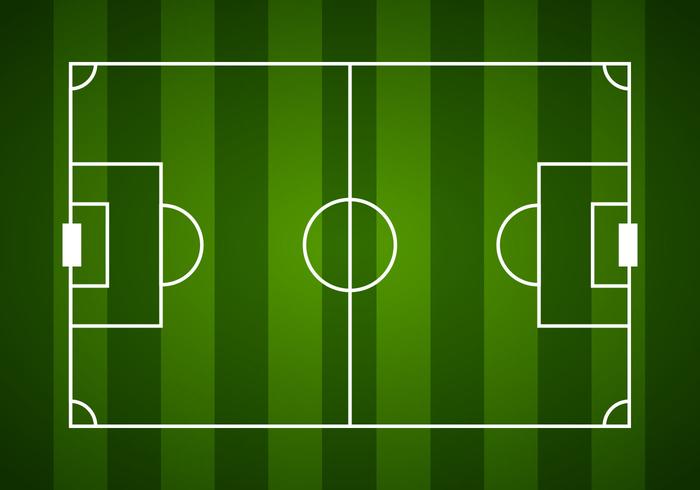 Fotbollsplan vektor