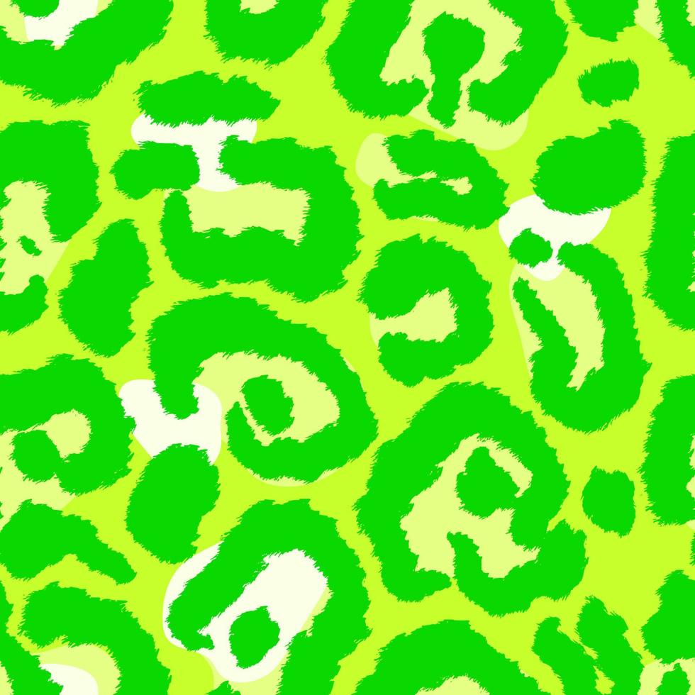 leopard hud konstverk imitation grön skriva ut. vektor