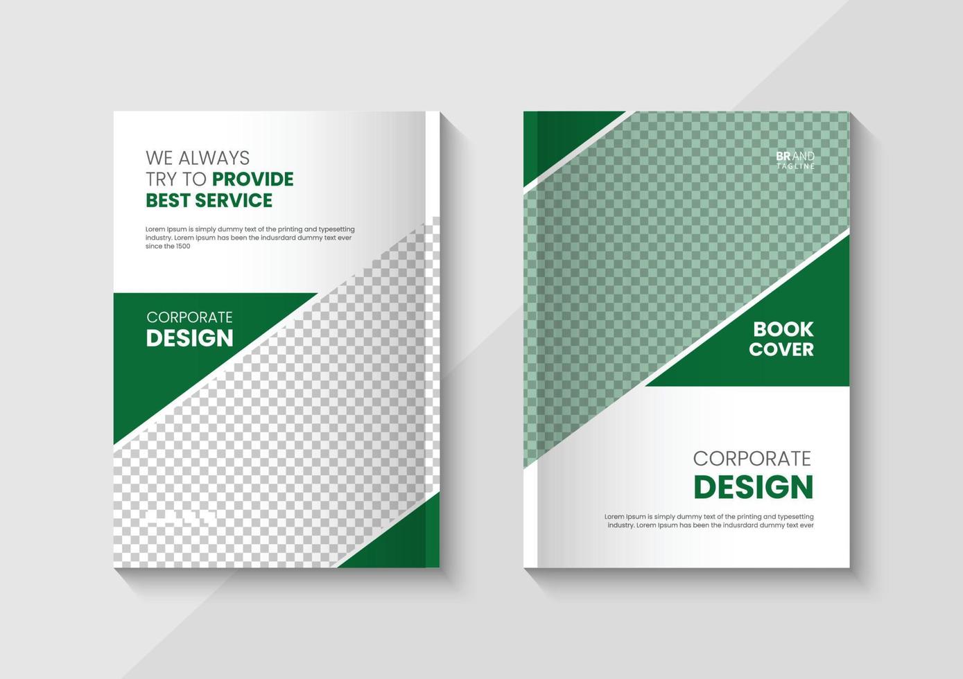 Vorlage für das Design von Buchumschlägen für Unternehmen vektor