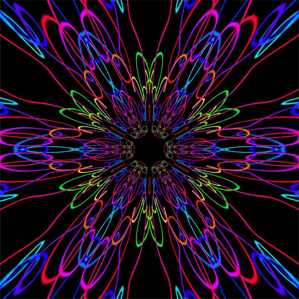 abstrakter Kaleidoskop-Hintergrund. schönes kaleidoskop nahtloses muster. mehrfarbige Mosaikstruktur. nahtlose Kaleidoskop-Textur. einzigartiges Kaleidoskop-Design vektor