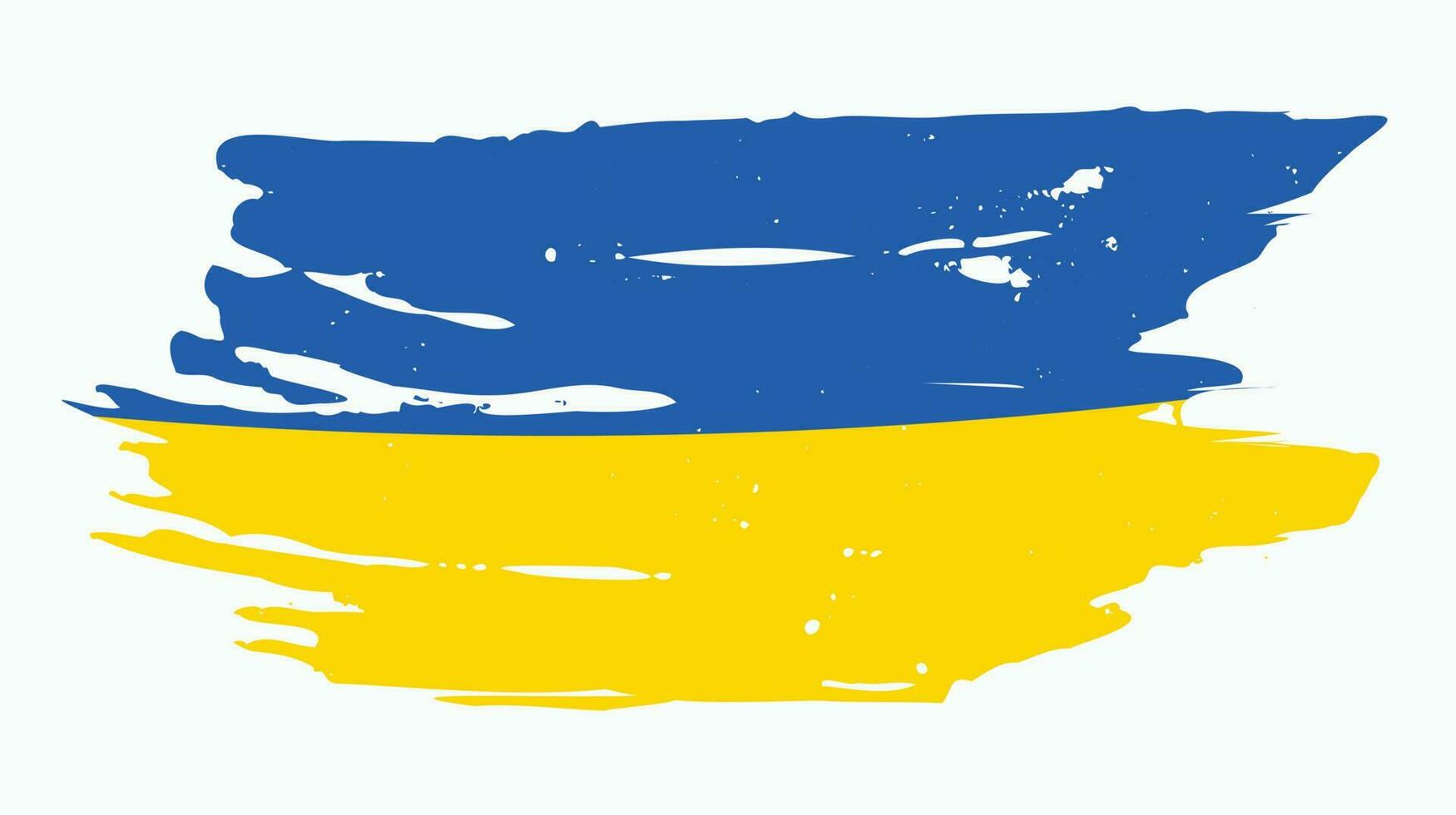 professionell urblekt textur effekt ukraina flagga vektor