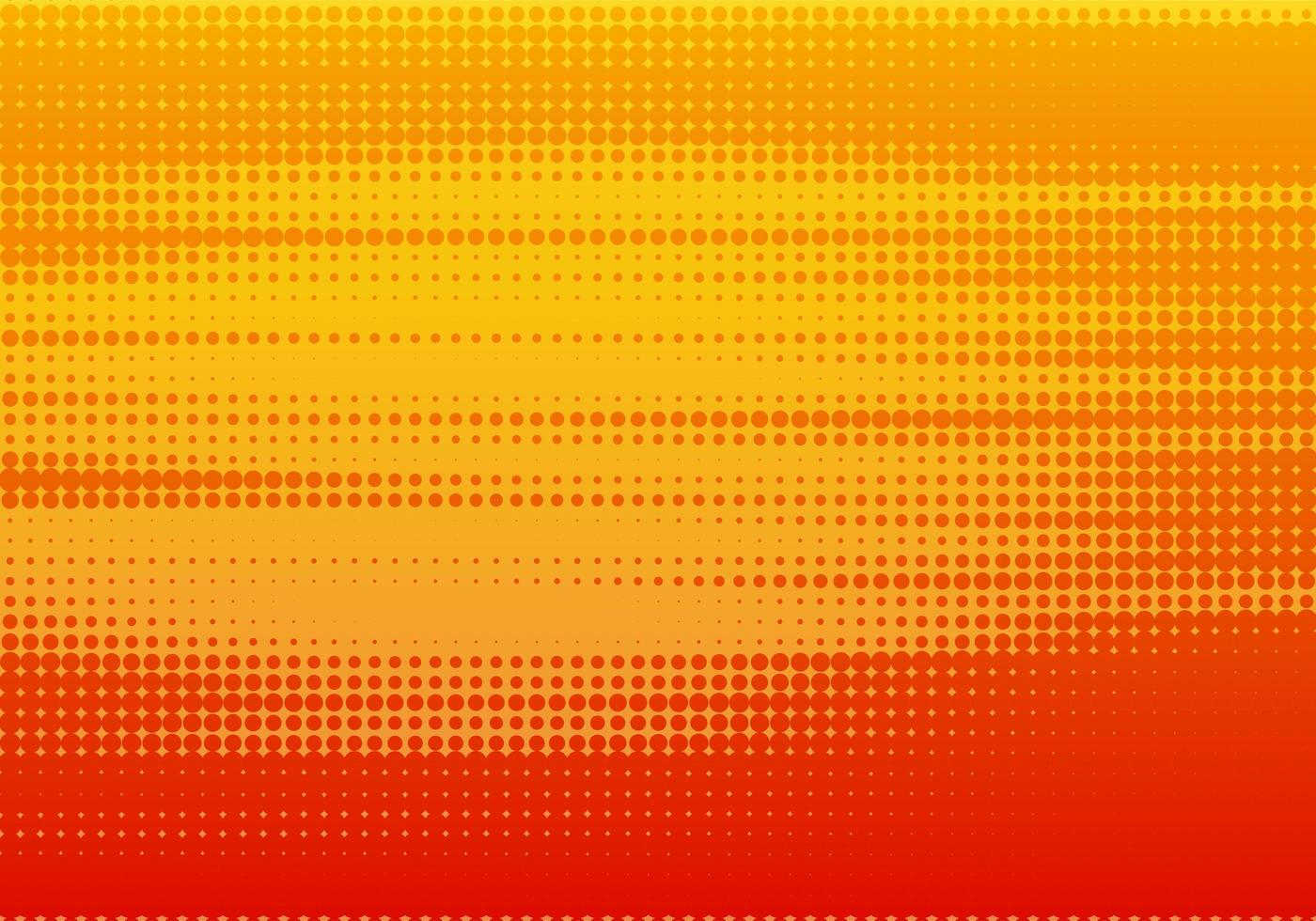 rotes und orange gepunktetes Musterdesign vektor