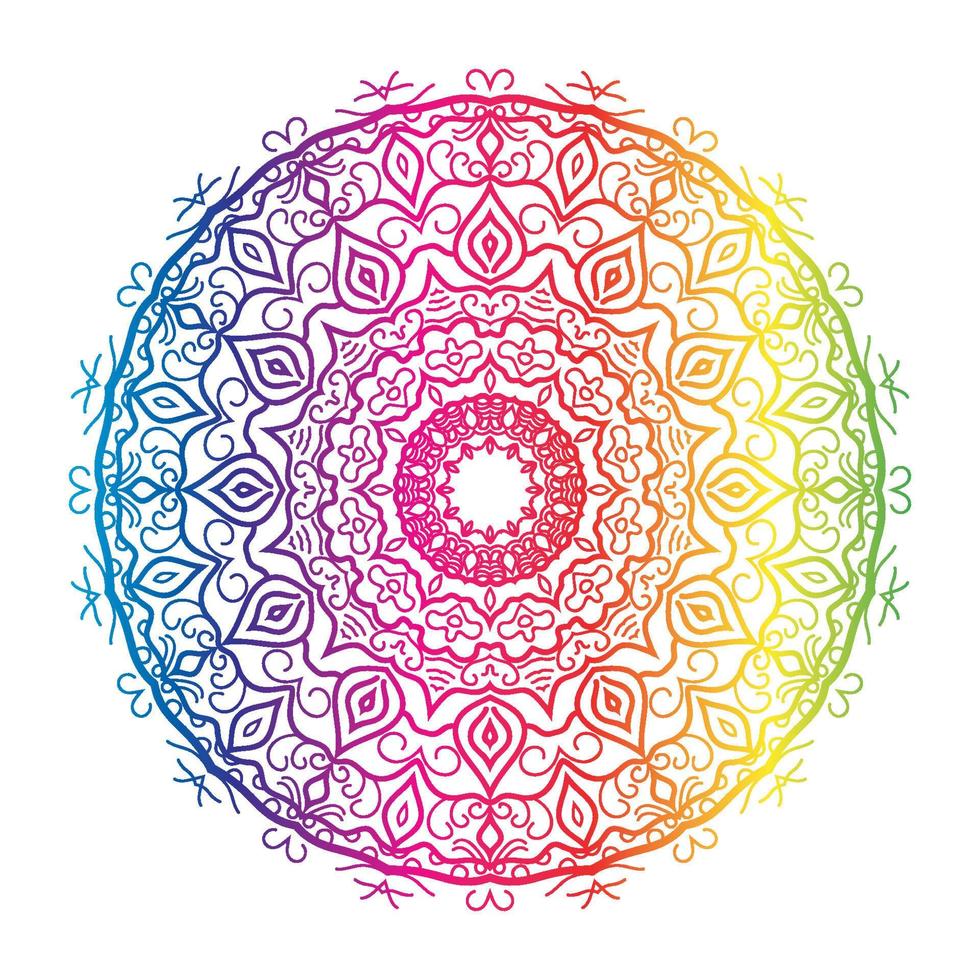 Mandala-Logo-Design-Vektor-Vorlage vektor