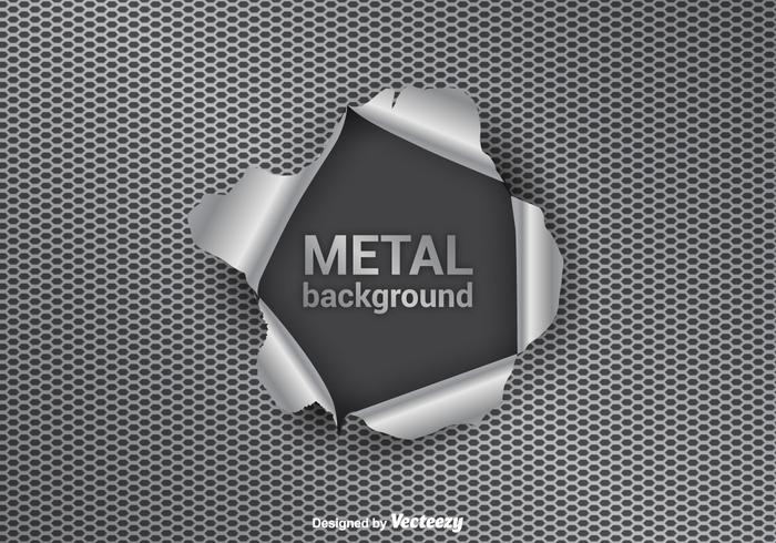 Metal Tear Vektor Hintergrund
