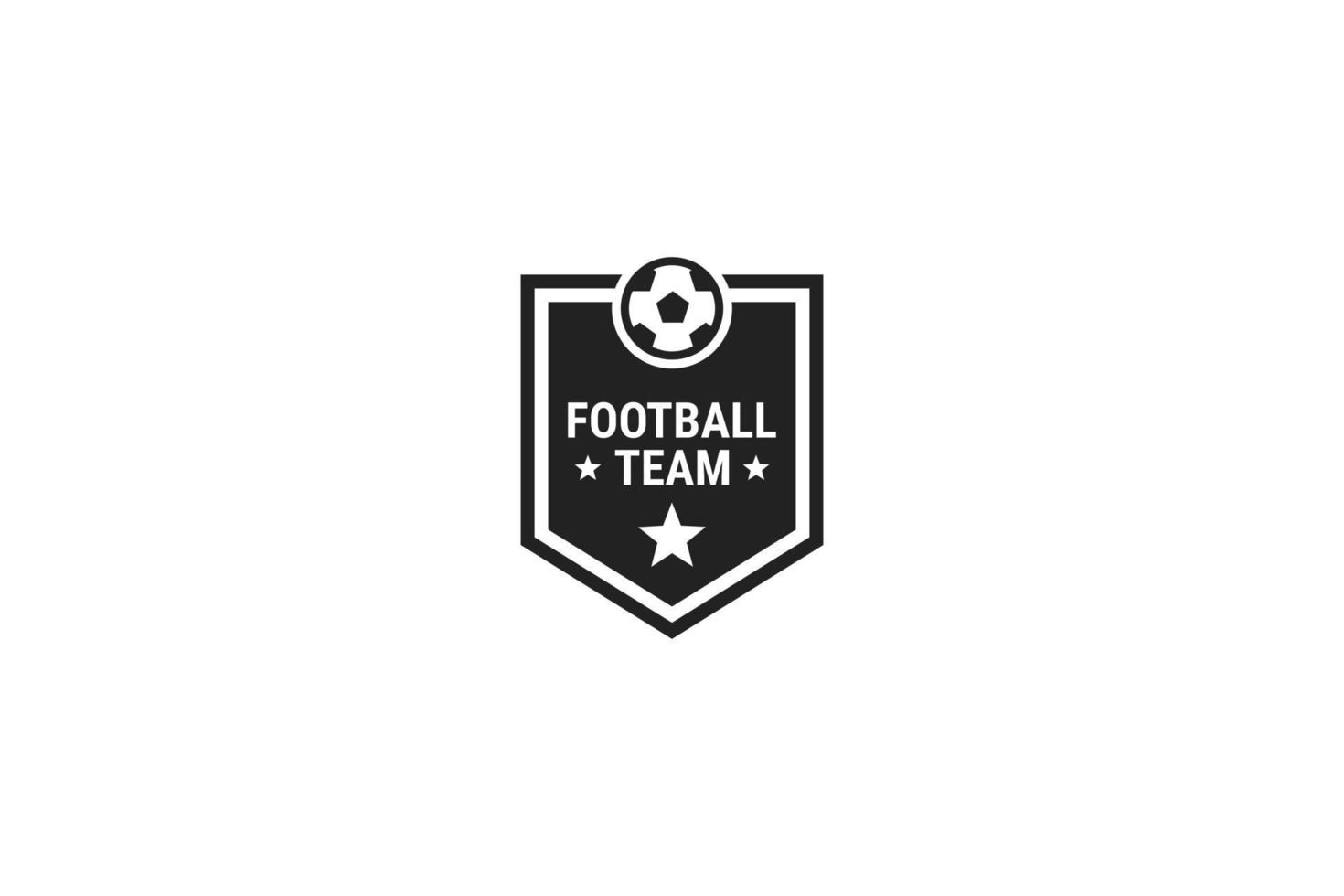 platt fotboll fotboll logotyp design illustration aning vektor