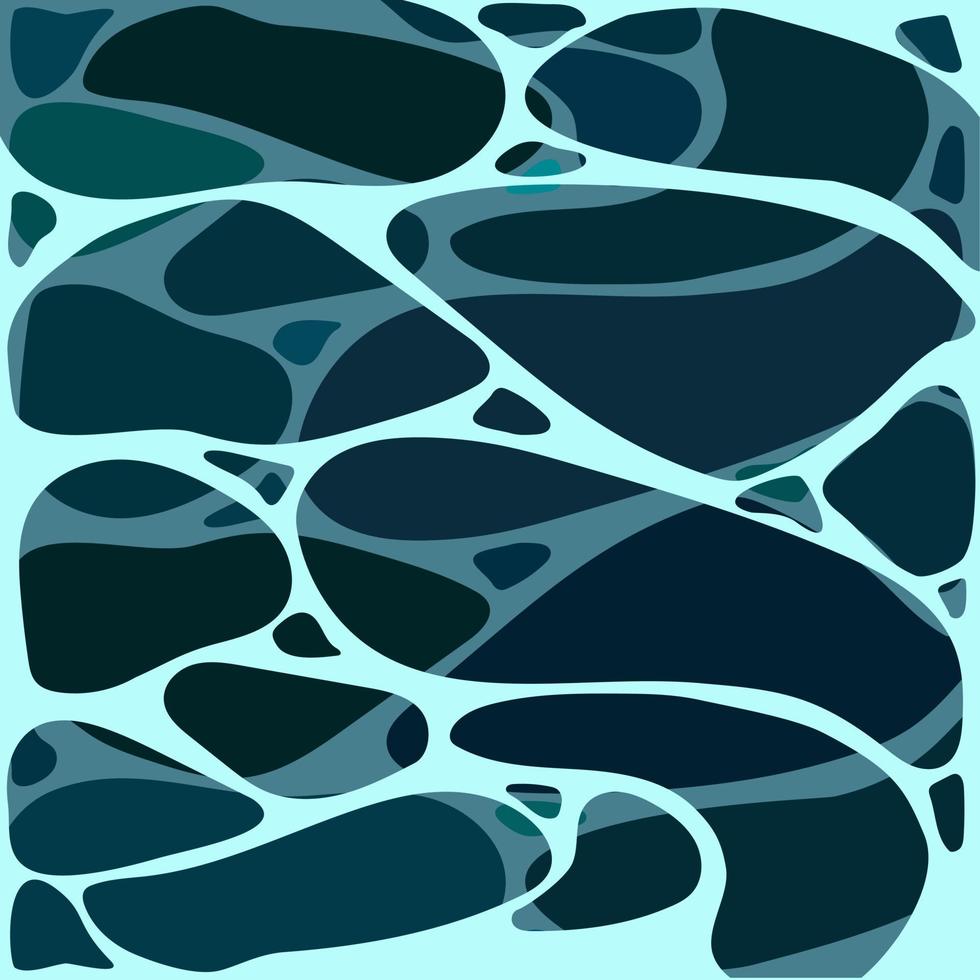 abstraktes Muster. Vektor-Illustration. Wellen auf dem Meer. Meeresschaum vektor