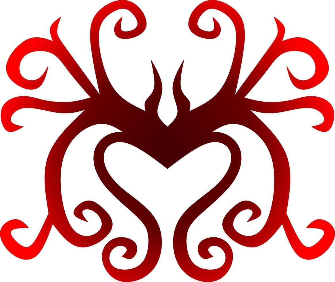 virvla runt stam- tatuering för logotyp, ikon, tecken, symbol, design, halloween eller dekoration. vektor