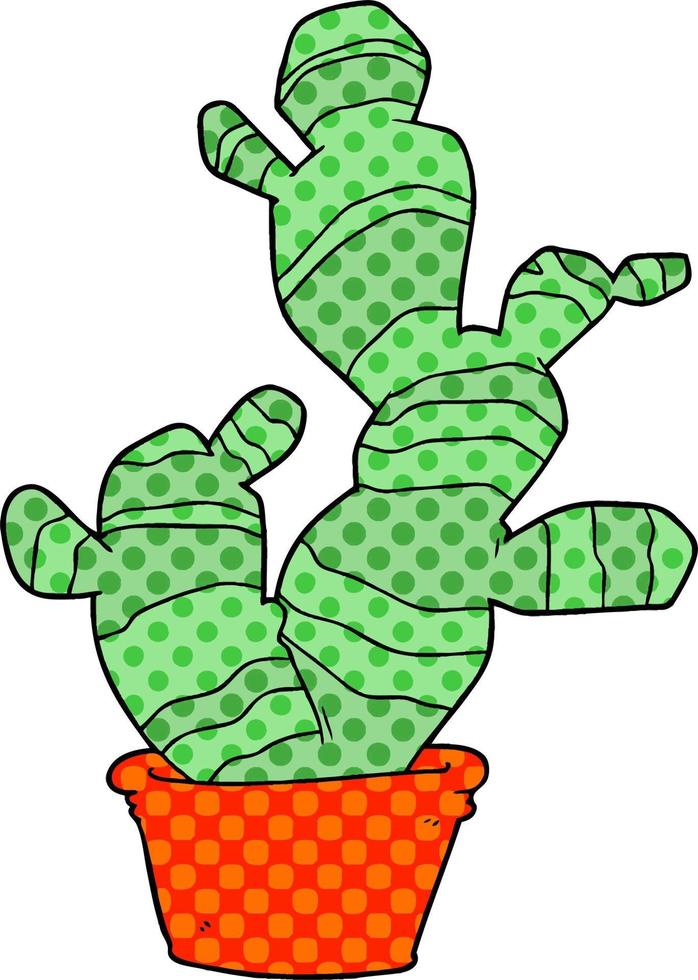 Vektor-Cartoon-Kaktus vektor