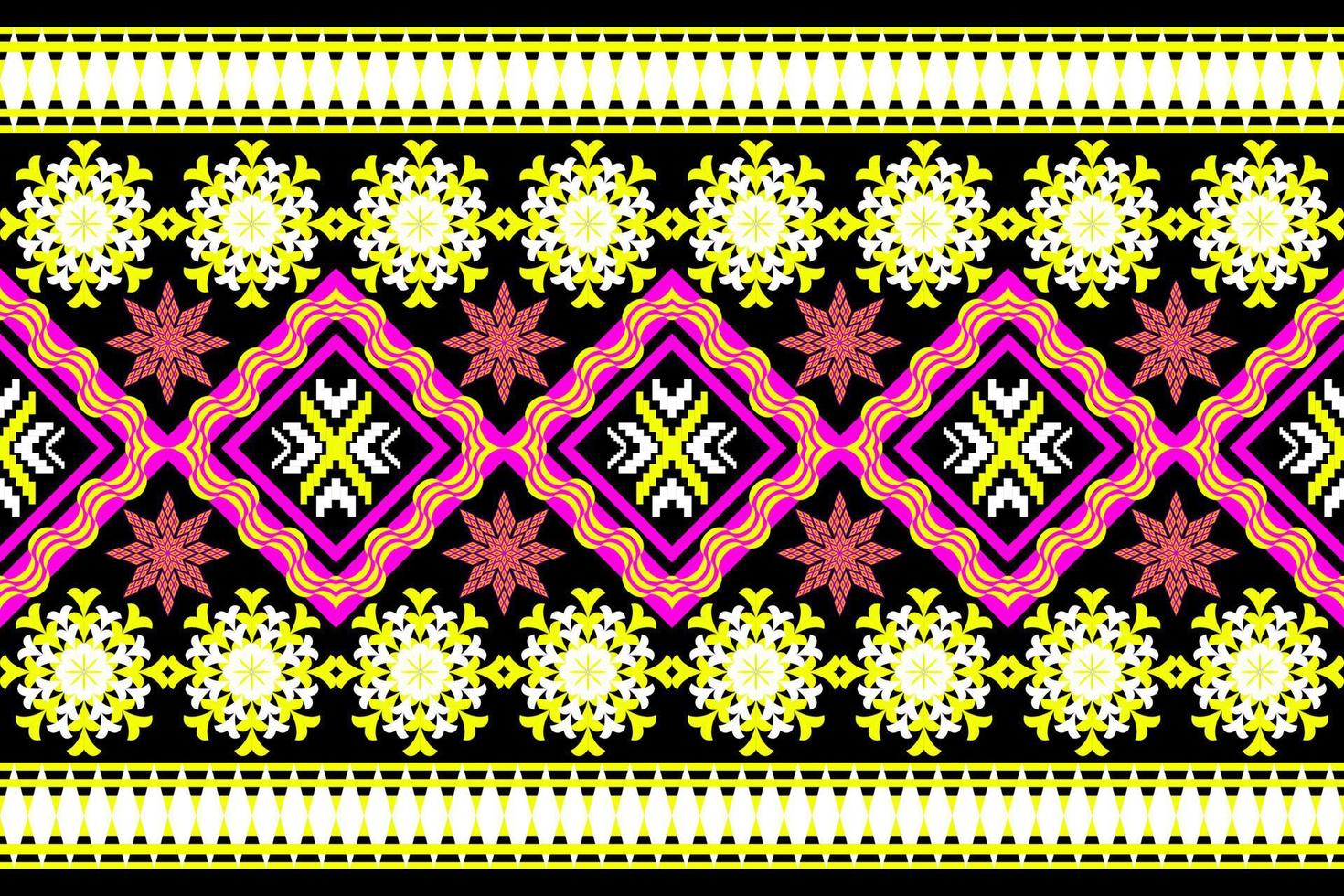 vackert broderi.geometriskt etniskt orientaliskt mönster traditionell .aztekisk stil, abstrakt, vektor, illustration.design för textur, tyg, kläder, omslag, mode, matta, tryck. vektor