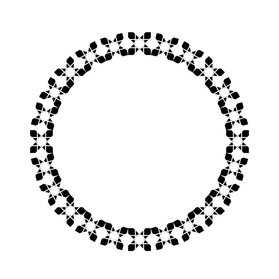 cirkel form dekorativ motiv mönster. dekoration för interiör, exteriör, matta, textil, plagg, trasa, silke, bricka, plast, papper, omslag, tapet, kudde, soffa, bakgrund, ect. vektor