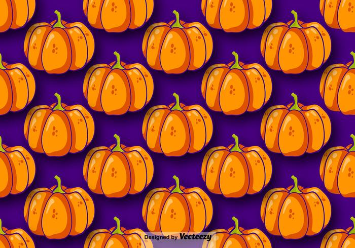 Pumpa Seamless Pattern Vector