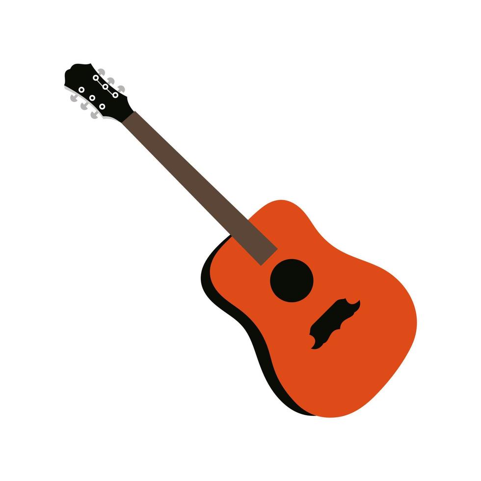 Gitarren-Icon-Vektor-Design-Vorlagen vektor