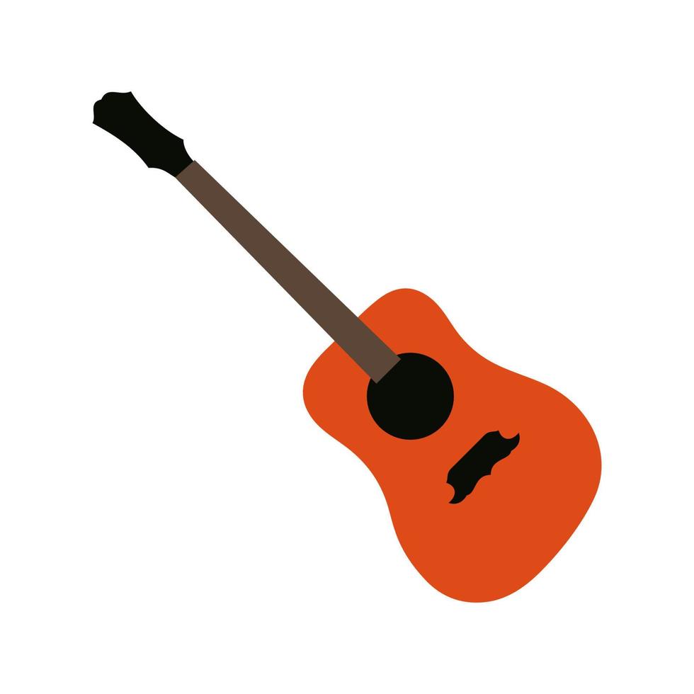 Gitarren-Icon-Vektor-Design-Vorlagen vektor