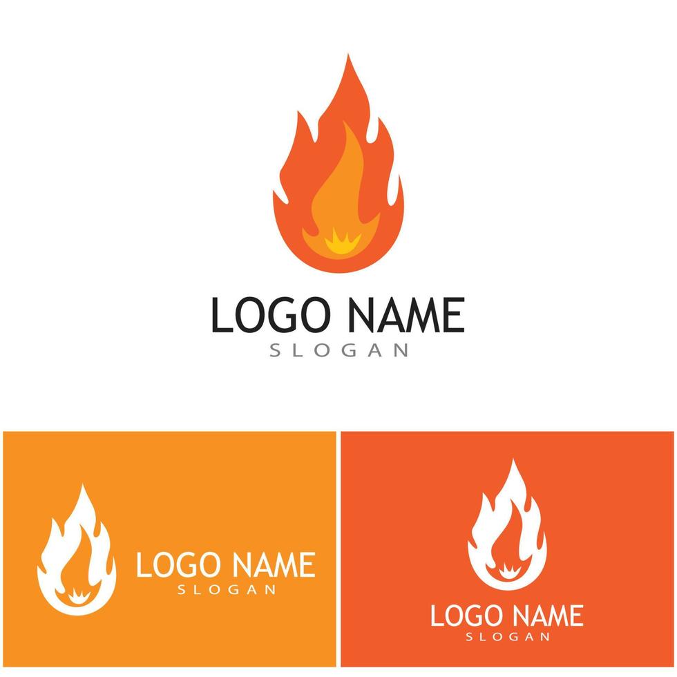 brand flamma logotyp vektor begrepp design