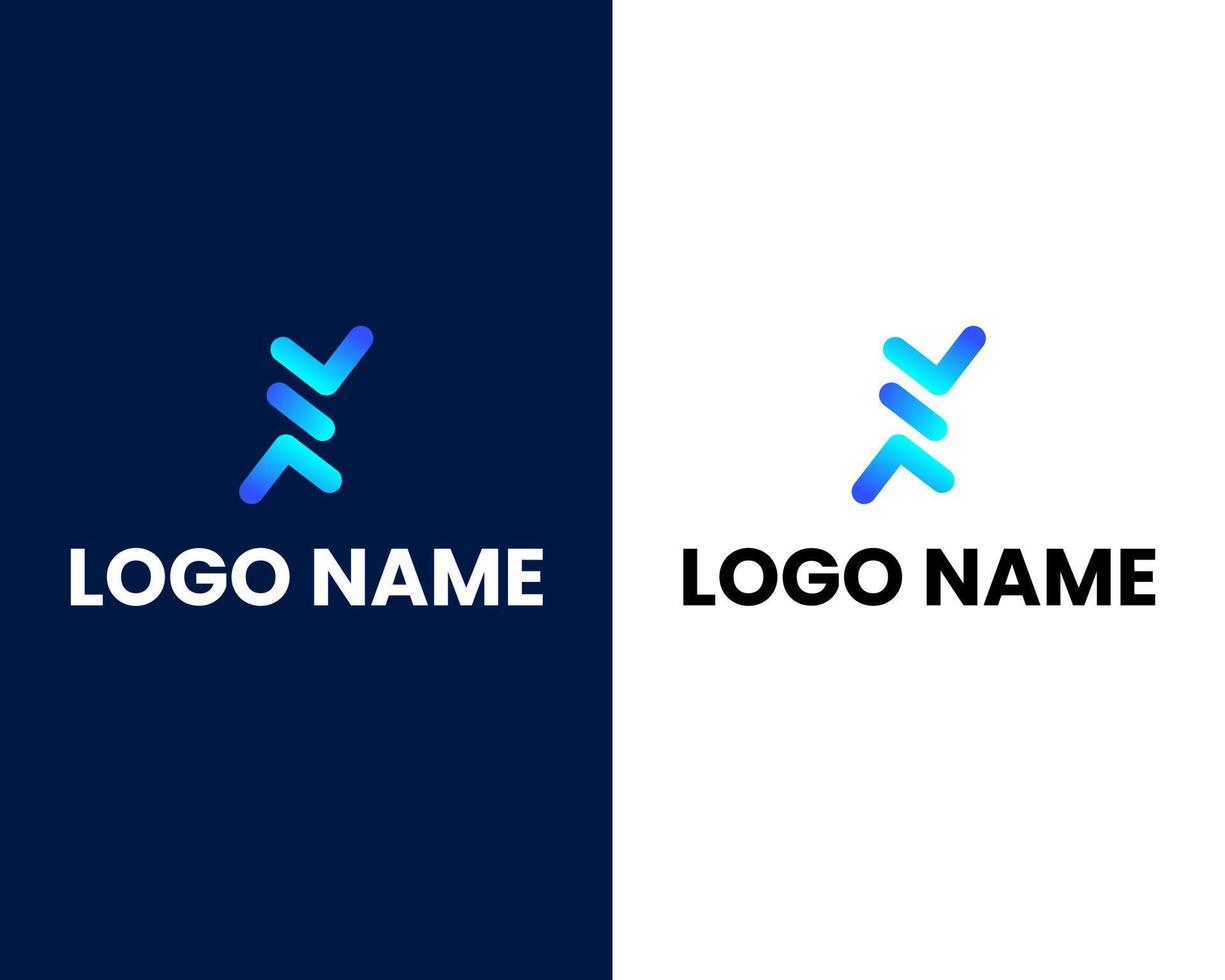 bokstaven v och e modern logotyp designmall vektor