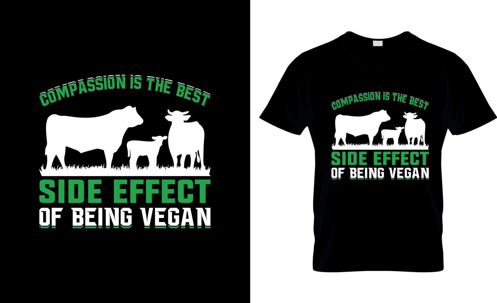 vegan t-shirt design, vegan t-shirt slogan och kläder design, vegan typografi, vegan vektor, vegan illustration vektor