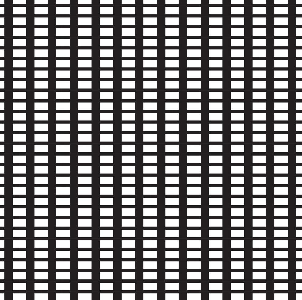 abstrakte Mustergrenze nahtlose schwarze, graue und weiße quadratische Streifen schönes geometrisches Mustergewebe vektor