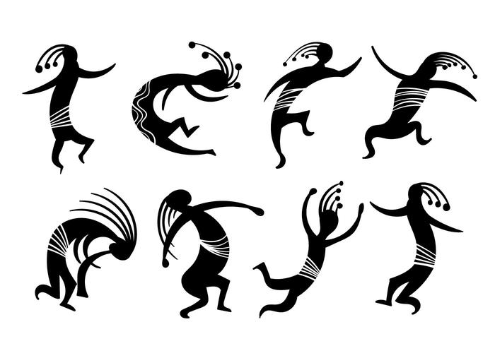 Free Kokopelli Symbol Vektor