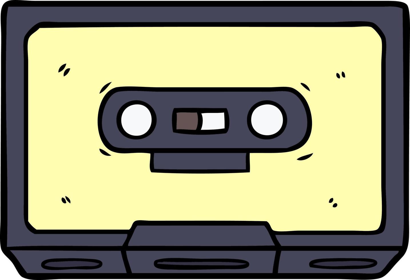 Cartoon alte Kassette vektor