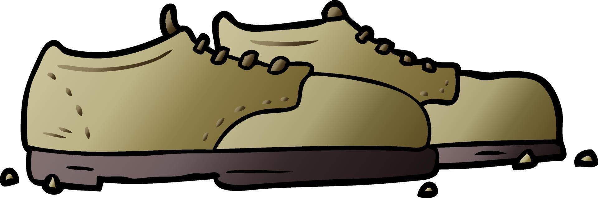 Cartoon alte Schuhe vektor