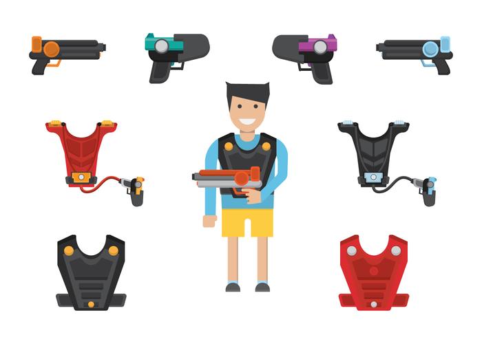 Gratis Laser Tag Vector