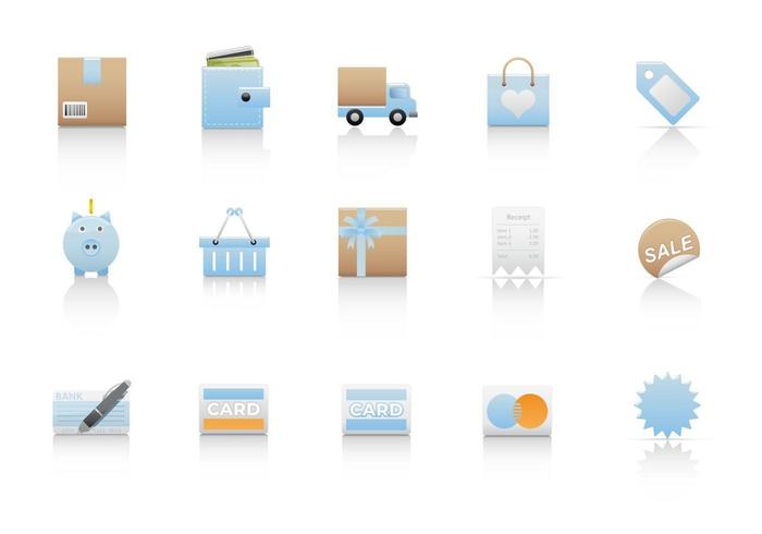 Shopping Ikon Vector Pack