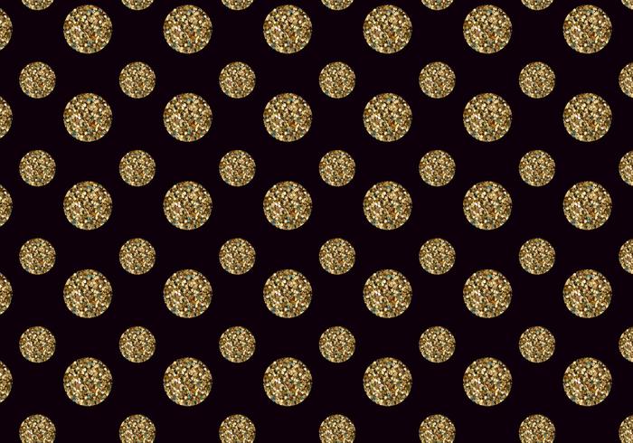 Gratis Vector Glitter Dots Pattern