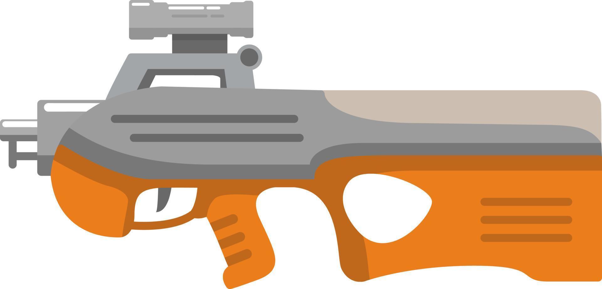 Waffen guns.set Maschinenpistole modernes attack.flat style vector.isolated auf einem weißen Hintergrund. vektor