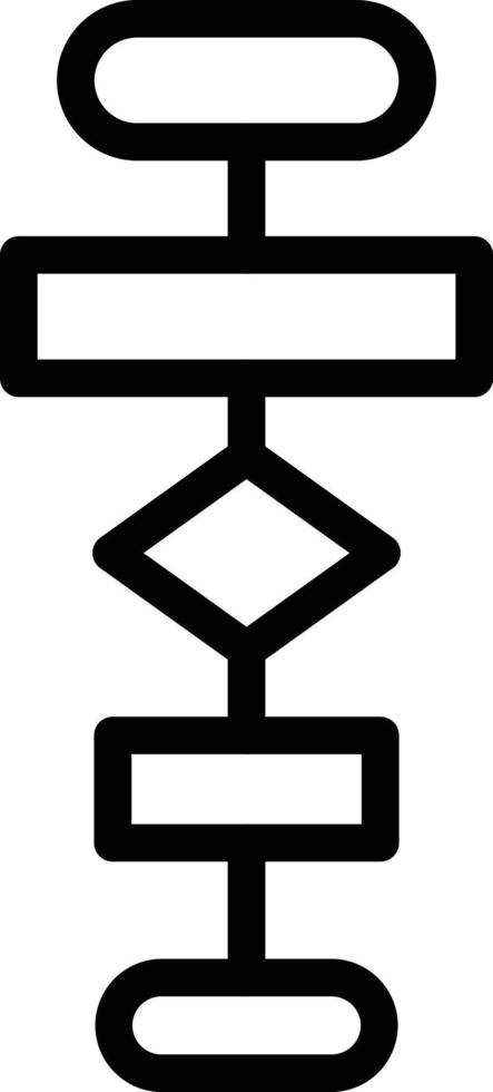 flödesschema ikon stil vektor