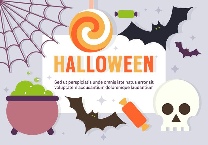 Gratis Roliga Halloween Vector Elements