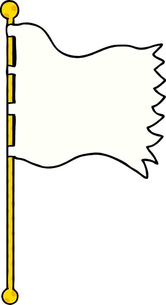 tecknad serie vinka flagga vektor