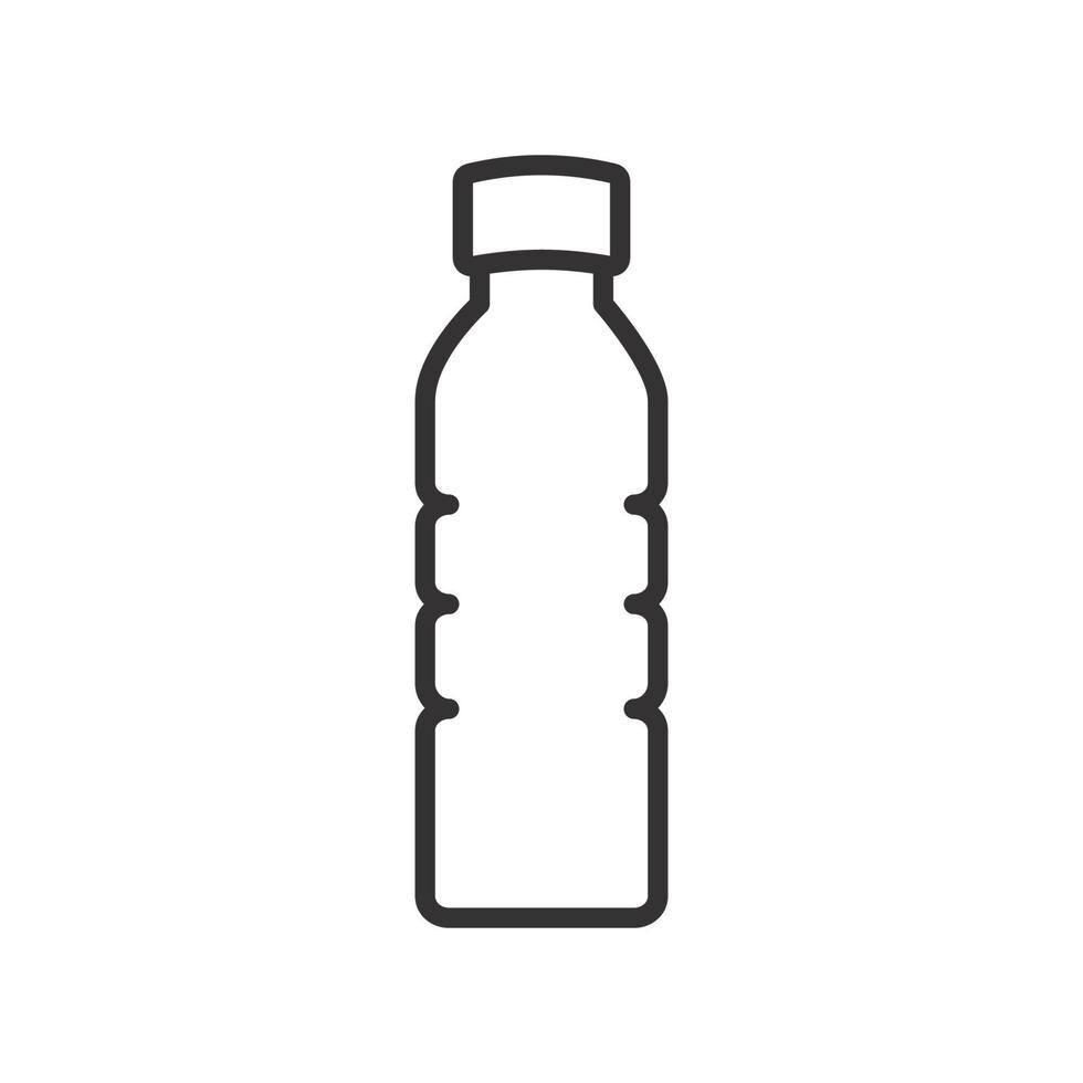 Flasche Symbol Vektor Logo Vorlage flach trendy