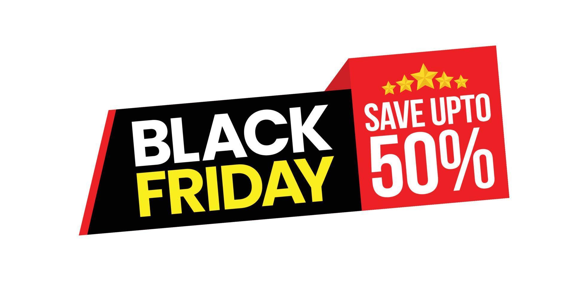 Black Friday Super Sale Tag-Designvorlage vektor