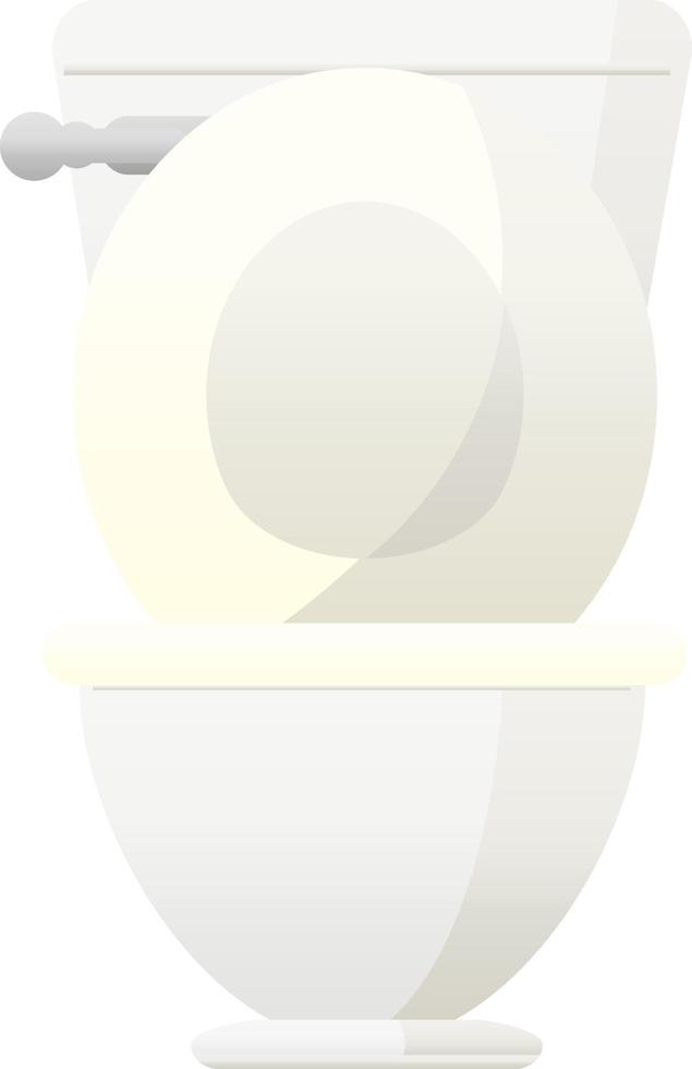 Grafik-Vektor-Illustration-Symbol für offene Toilette vektor