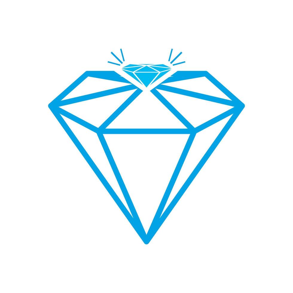 Diamant-Logo-Vorlage Vektor-Symbol vektor