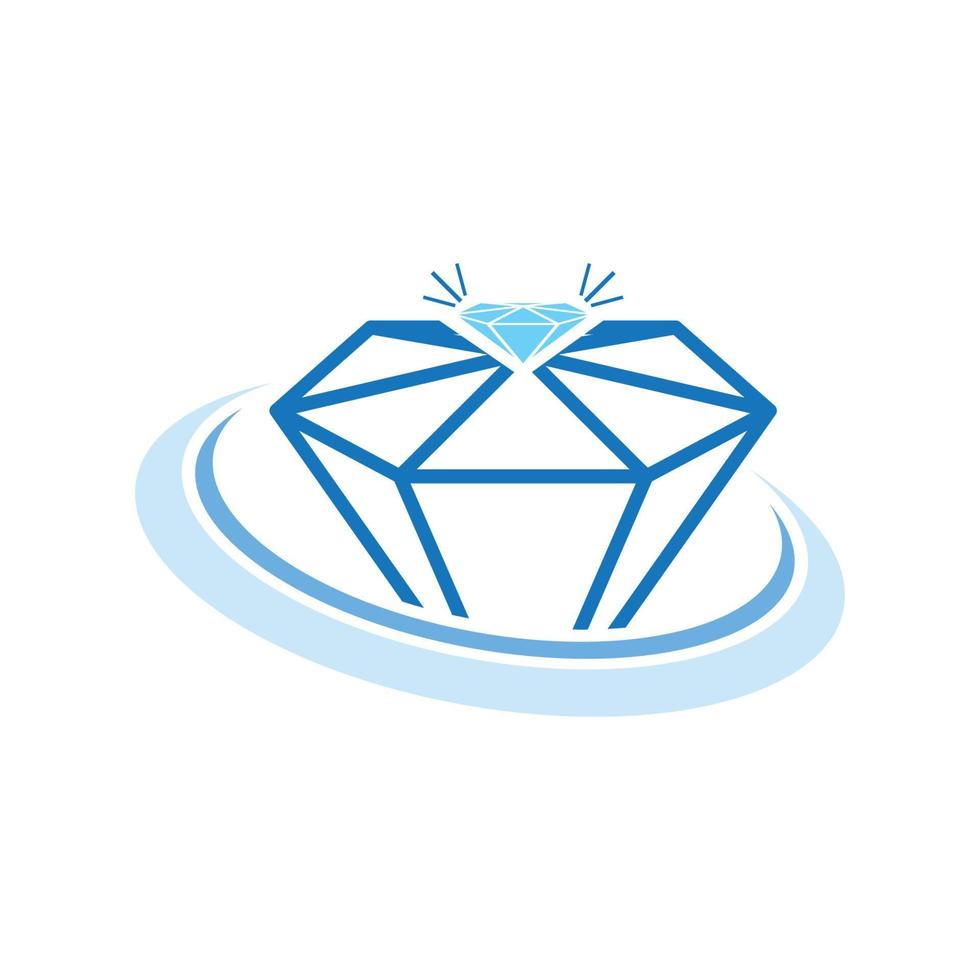 Diamant-Logo-Vorlage Vektor-Symbol vektor