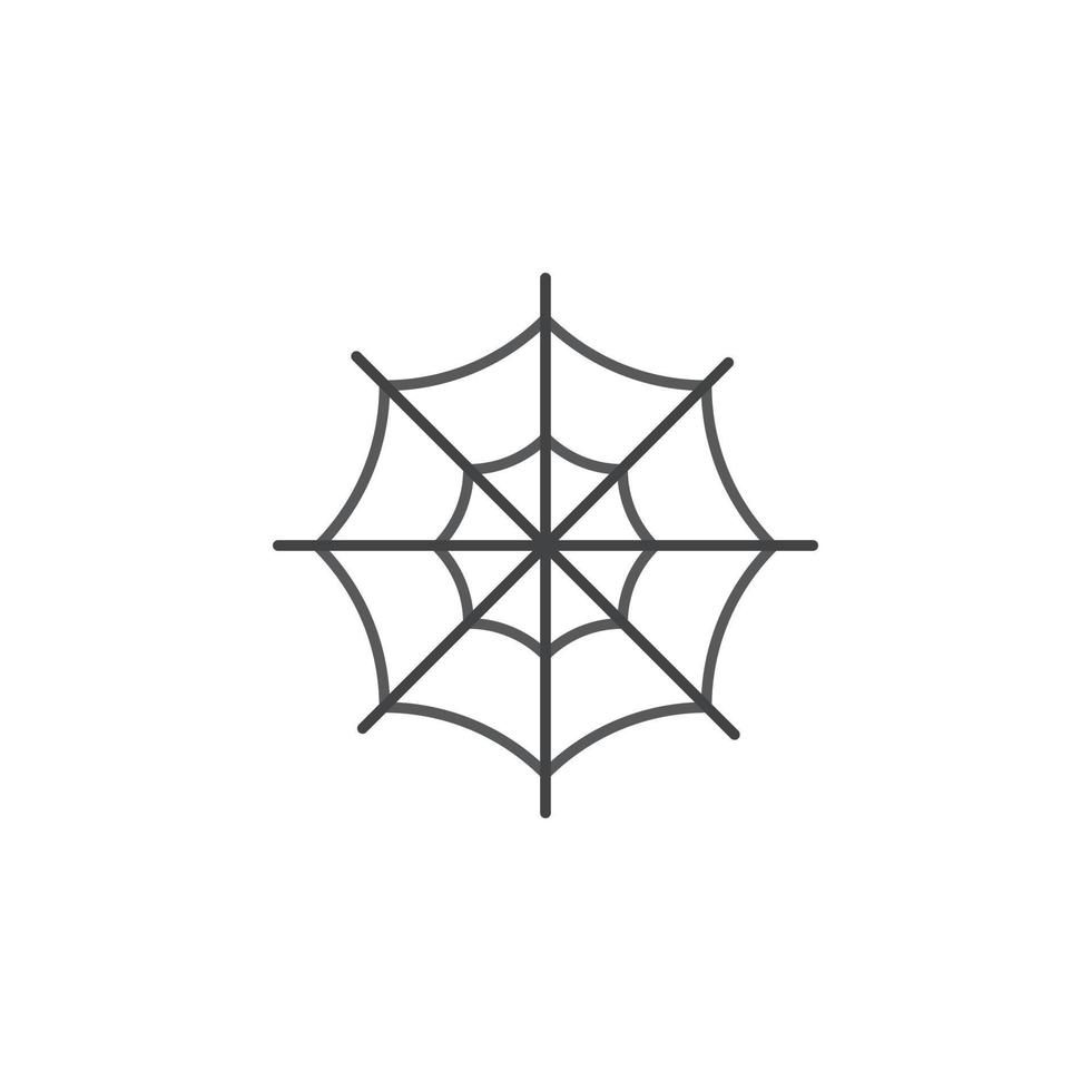 Spinnennetz-Vektor für Website-Symbol-Icon-Präsentation vektor