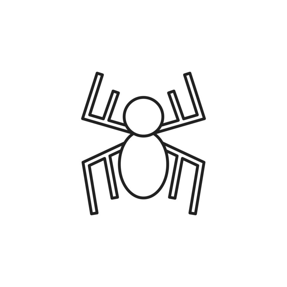 Spinnenvektor für Website-Symbol-Icon-Präsentation vektor