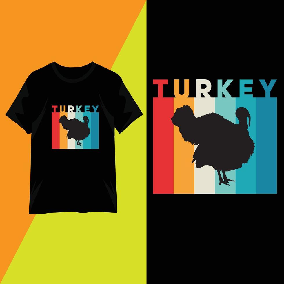 Thanksgiving Day trendiges T-Shirt-Design vektor