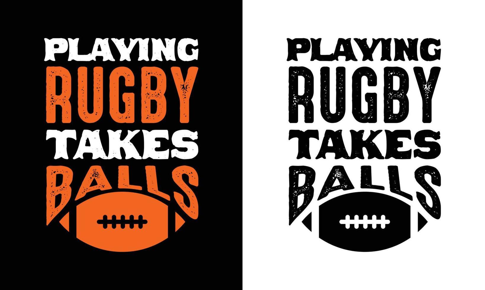 American-Football-T-Shirt-Design, Rugby-T-Shirt-Design vektor