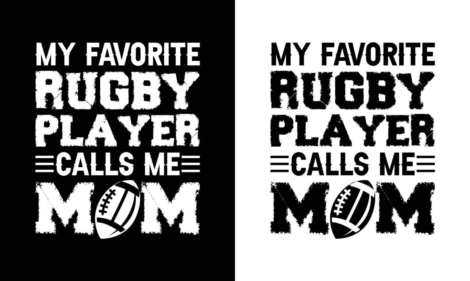 American-Football-T-Shirt-Design, Rugby-T-Shirt-Design vektor