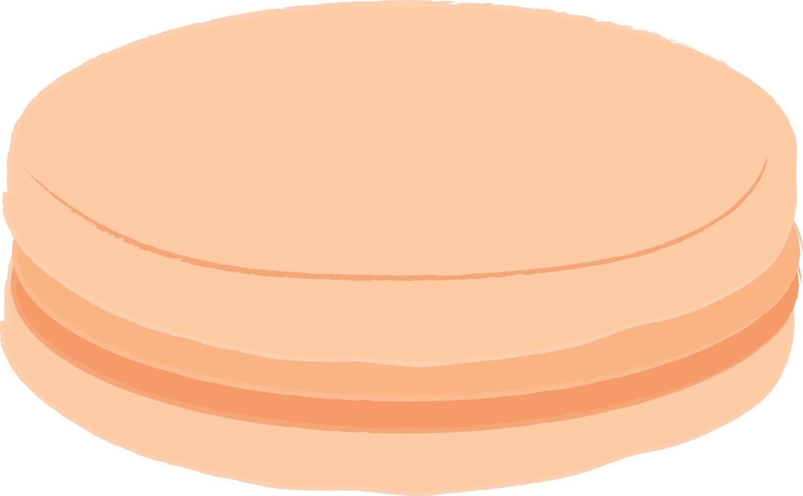 macarons, illustration i en tecknad serie stil. logotyp för kaféer, restauranger, kaffe butiker, catering. vektor