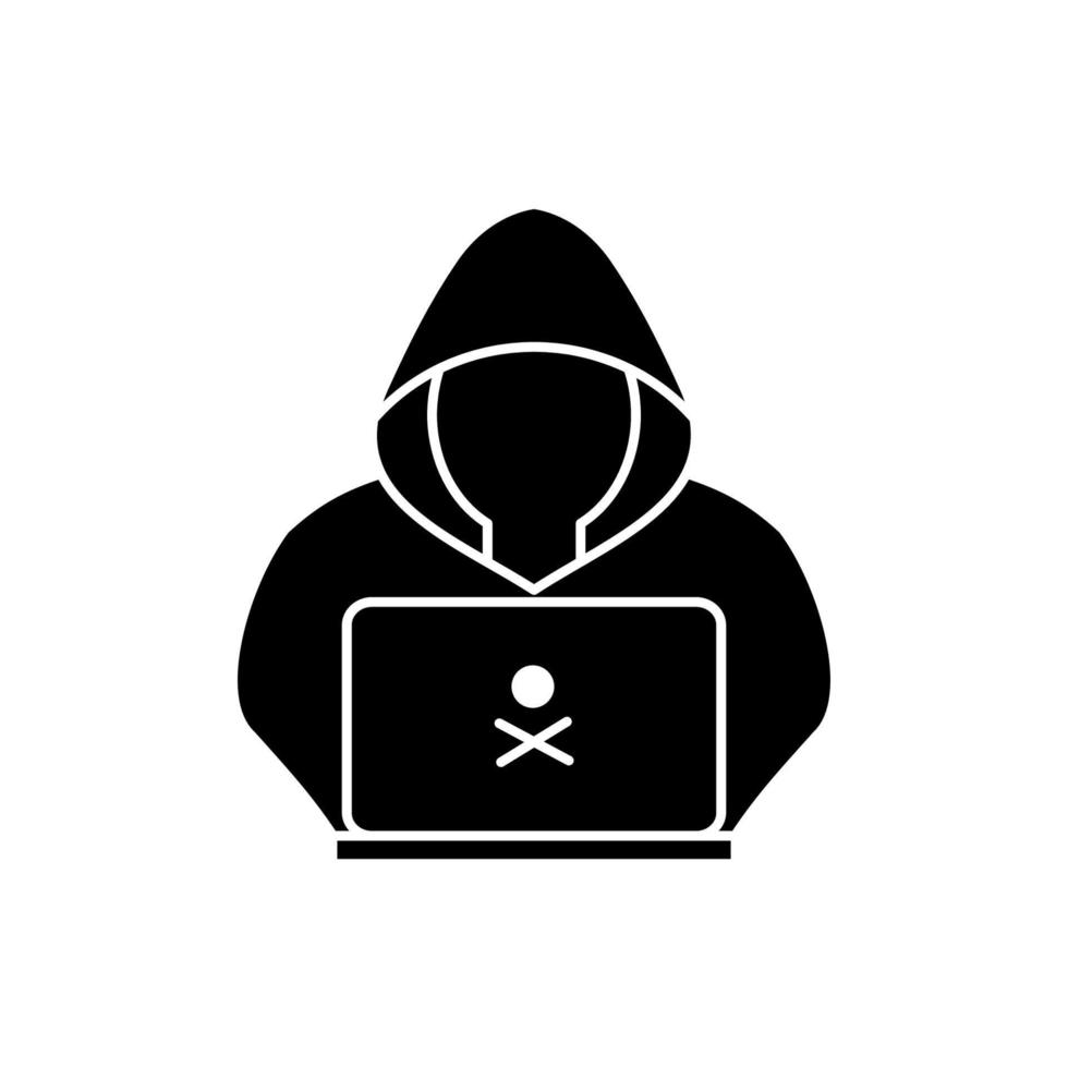 Hacker-Icon-Vektor-Design-Vorlagen vektor