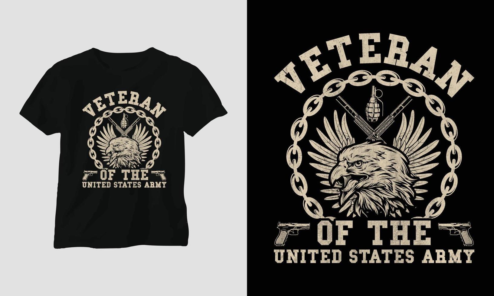 veteraner dag t-shirt design mall vektor
