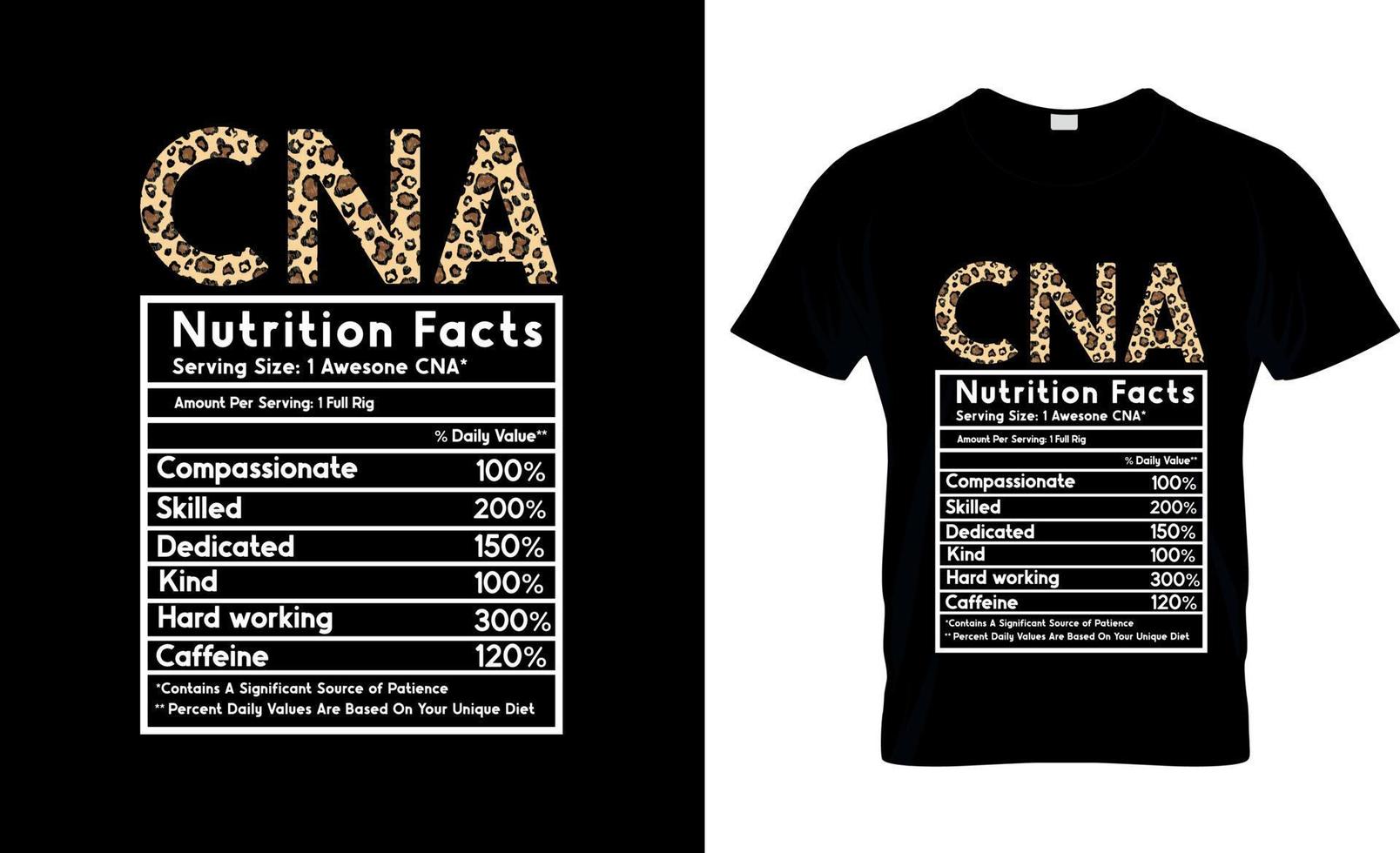 CNA-T-Shirt-Design, CNA-T-Shirt-Slogan und Bekleidungsdesign, CNA-Typografie, CNA-Vektor, CNA-Illustration vektor