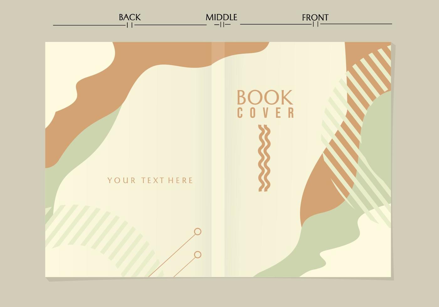 modernes abstraktes buchumschlagset, minimales umschlagdesign. bunter geometrischer Hintergrund, Vektorillustration. für Notizbücher, Planer, Broschüren, Bücher, Kataloge vektor