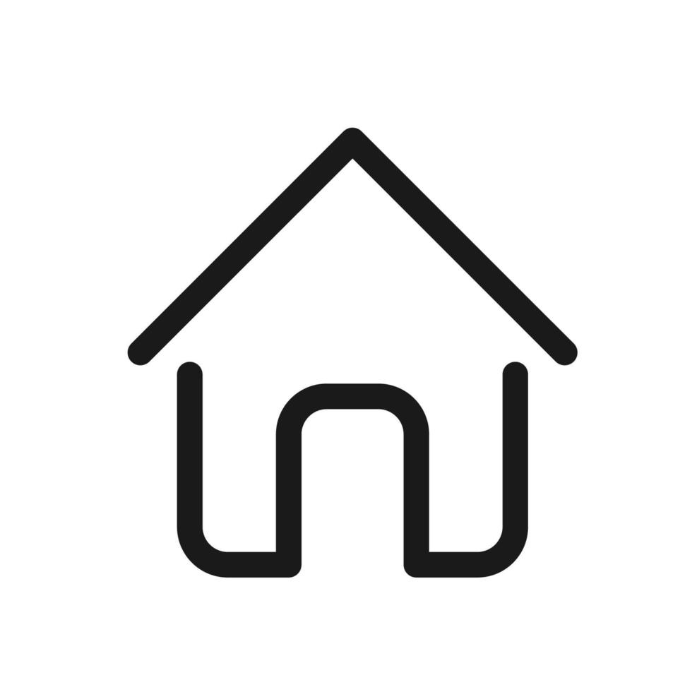 Home-Symbol Haus-Symbol-Vektor-Illustration perfekt für alle Projekte vektor