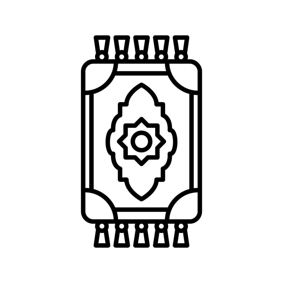 Teppich-Vektor-Symbol vektor