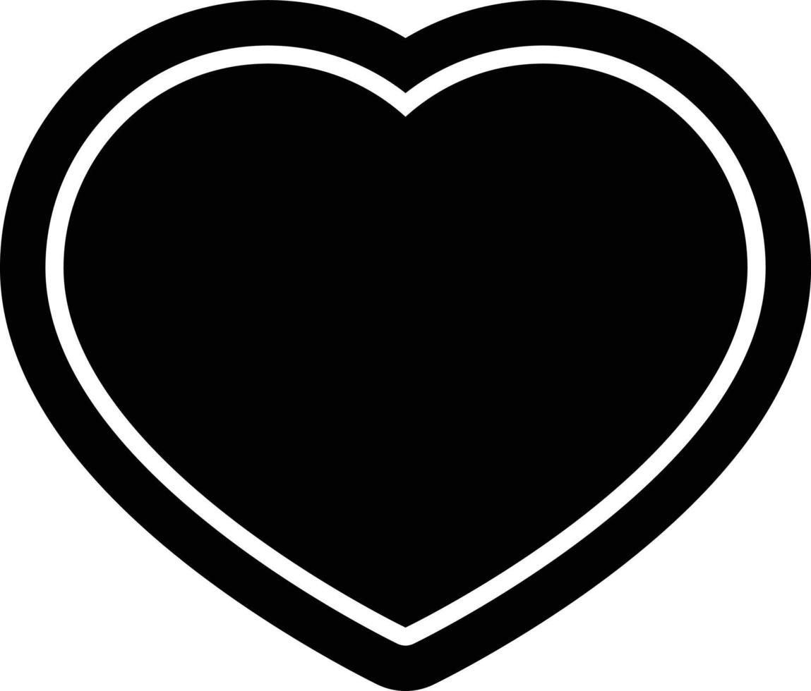 hjärta symbol grafisk vektor illustration ikon
